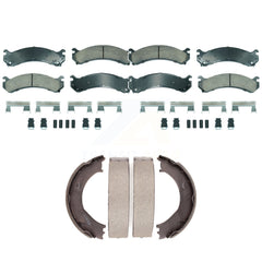 Transit Auto KNN-101259 Disc Brake Pad for 2001-2010 GMC Sierra 3500 HD, Chevrolet Silverado 3500 Classic and More - Front and Rear