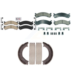 Transit Auto KNN-101260 Disc Brake Pad for 2001-2010 GMC Sierra 3500 HD, Chevrolet Silverado 3500 Classic and More - Front and Rear