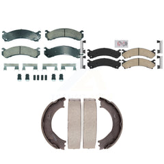 Transit Auto KNN-101261 Disc Brake Pad for 2001-2010 GMC Sierra 3500 HD, Chevrolet Silverado 3500 Classic and More - Front and Rear