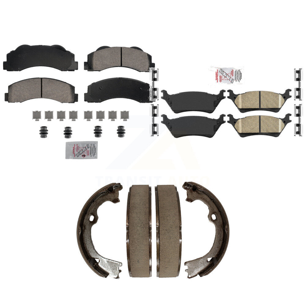 Transit Auto KNN-101268 Disc Brake Pad for 2012-2017 Ford F-150 - Front and Rear
