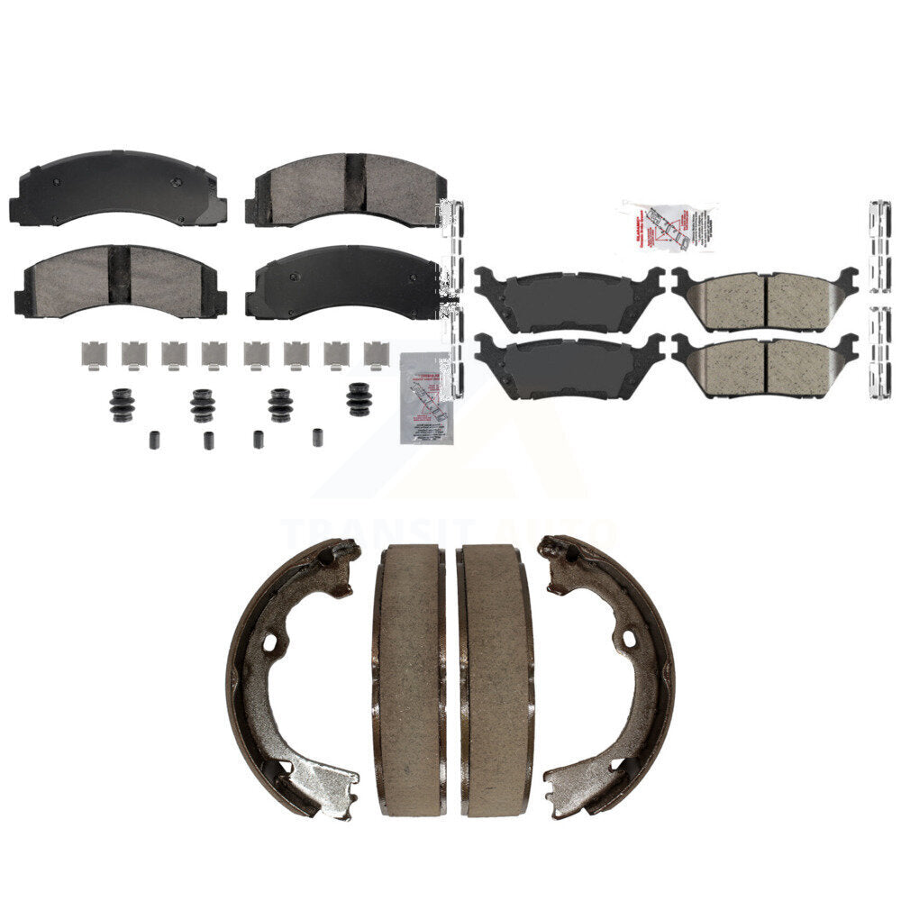Transit Auto KNN-101273 Disc Brake Pad for 2018-2020 Ford F-150 - Front and Rear