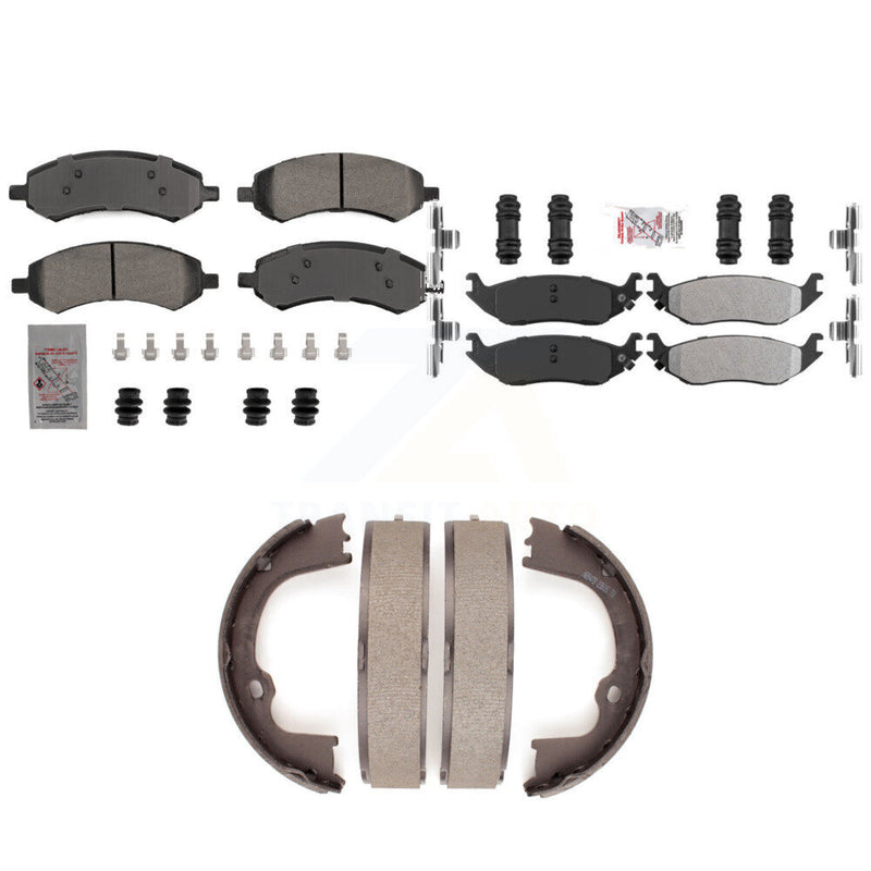 Transit Auto KNN-101278 Disc Brake Pad for 2007-2021 Ram 1500 Classic, Ram 1500 and More - Front and Rear