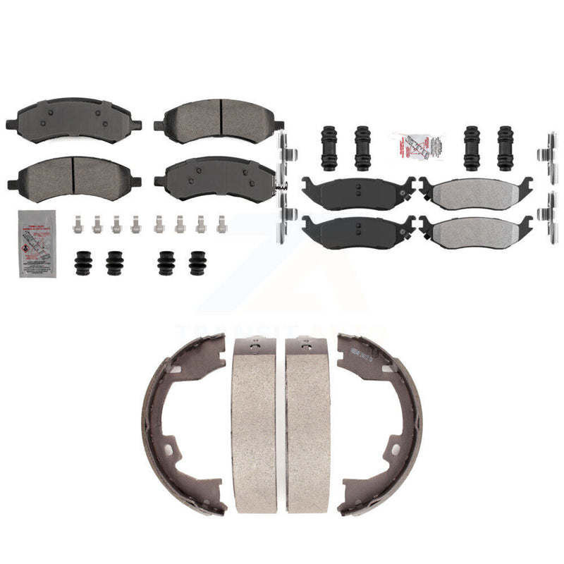 Transit Auto KNN-101279 Disc Brake Pad for 2007-2008 Dodge Ram 1500 - Front and Rear