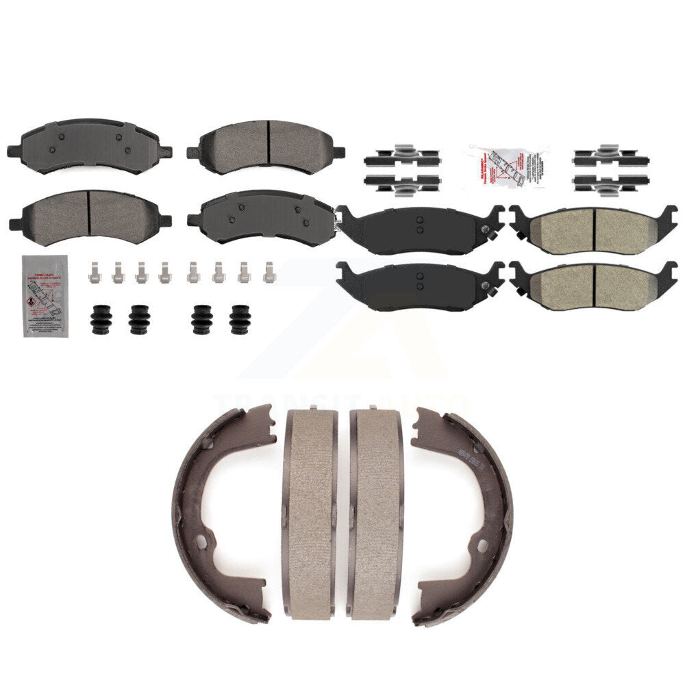 Transit Auto KNN-101280 Disc Brake Pad for 2007-2021 Ram 1500 Classic, Ram 1500 and More - Front and Rear