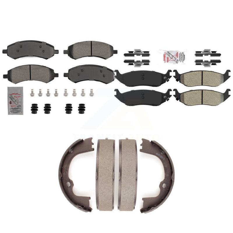 Transit Auto KNN-101280 Disc Brake Pad for 2007-2021 Ram 1500 Classic, Ram 1500 and More - Front and Rear