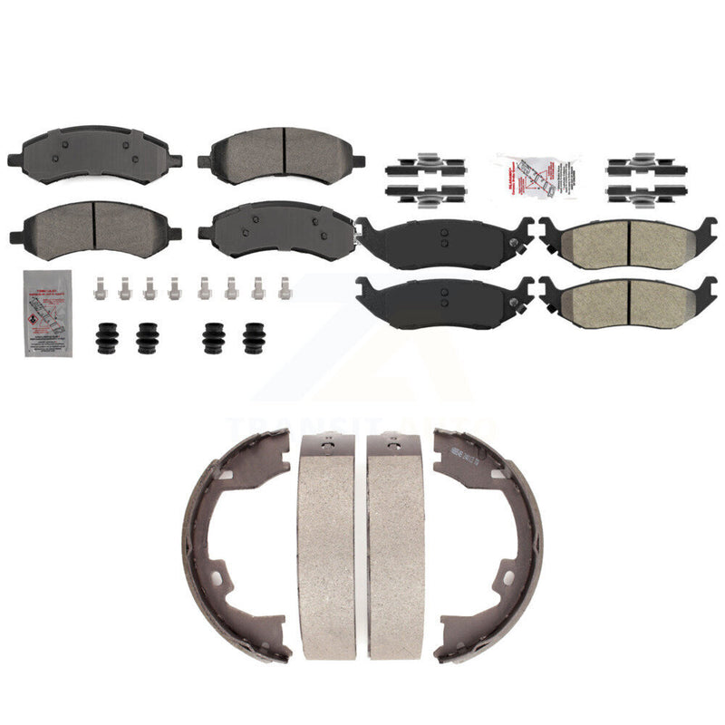 Transit Auto KNN-101281 Disc Brake Pad for 2007-2008 Dodge Ram 1500 - Front and Rear