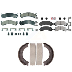Transit Auto KNN-101283 Disc Brake Pad for 2003-2008 Chevrolet Express 2500, GMC Savana 2500 and More - Front and Rear