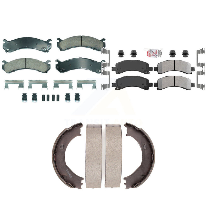 Transit Auto KNN-101283 Disc Brake Pad for 2003-2008 Chevrolet Express 2500, GMC Savana 2500 and More - Front and Rear