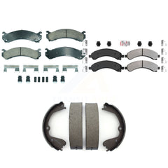 Transit Auto KNN-101285 Disc Brake Pad for 2008 Chevrolet Express 3500, GMC Savana 3500 - Front and Rear