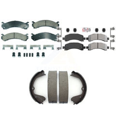 Transit Auto KNN-101289 Disc Brake Pad for 2008-2016 Chevrolet Express 4500, GMC Savana 3500 - Front and Rear