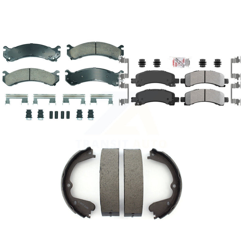 Transit Auto KNN-101289 Disc Brake Pad for 2008-2016 Chevrolet Express 4500, GMC Savana 3500 - Front and Rear