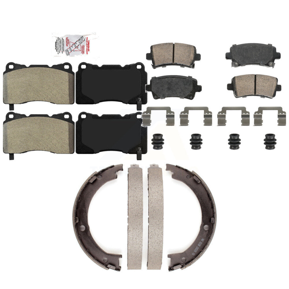 Transit Auto KNN-101291 Disc Brake Pad for 2014-2019 Cadillac XTS - Front and Rear