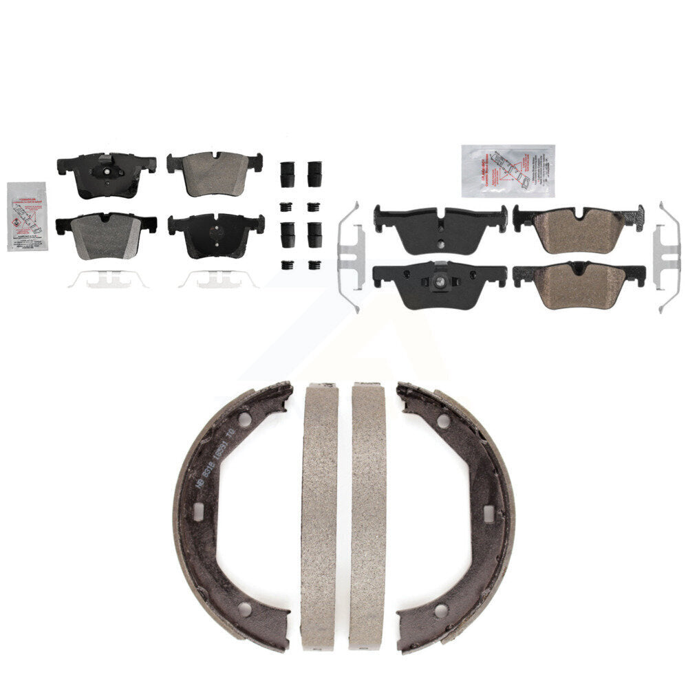Transit Auto KNN-101294 Disc Brake Pad for 2013-2018 BMW 328d xDrive, BMW 320i xDrive - Front and Rear