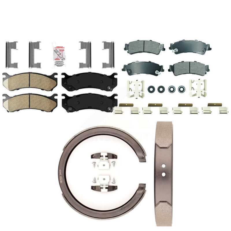 Transit Auto KNN-101297 Disc Brake Pad for 1999-2007 Chevrolet Silverado 1500 Classic, GMC Sierra 1500 Classic and More - Front and Rear