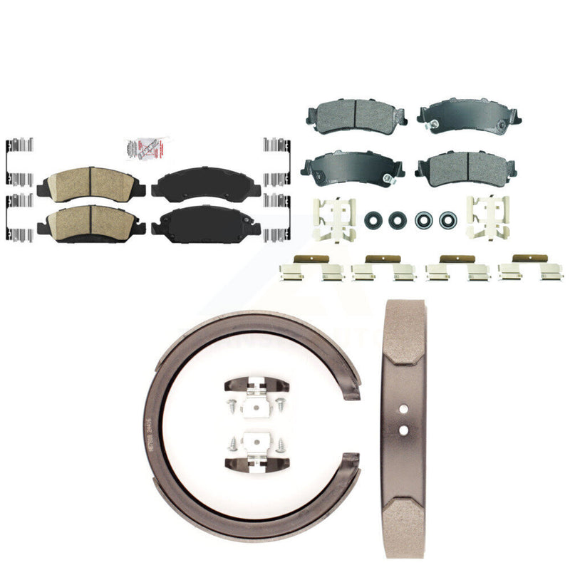 Transit Auto KNN-101299 Disc Brake Pad for 2005-2007 Chevrolet Silverado 1500 Classic, GMC Sierra 1500 Classic and More - Front and Rear