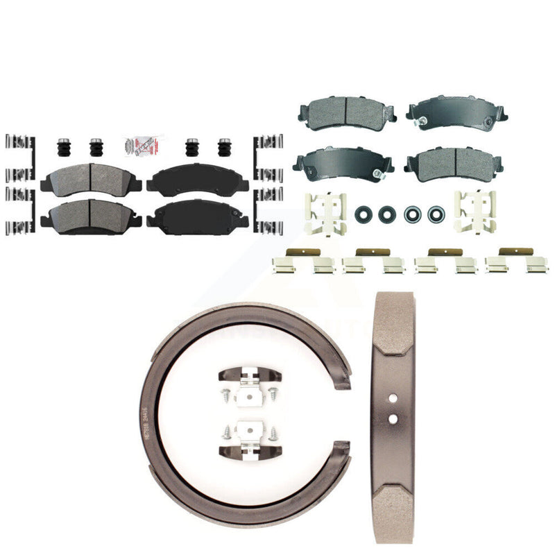 Transit Auto KNN-101300 Disc Brake Pad for 2005-2007 Chevrolet Silverado 1500 Classic, GMC Sierra 1500 Classic and More - Front and Rear