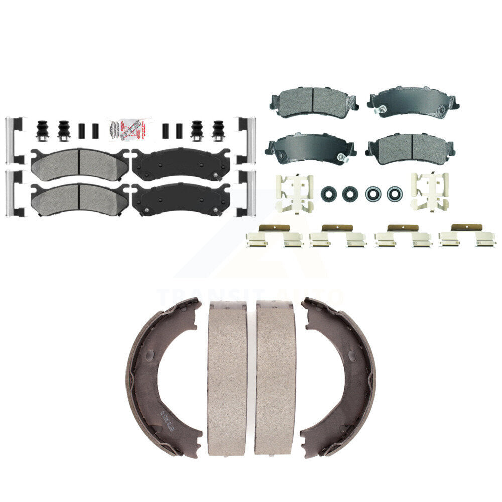 Transit Auto KNN-101301 Disc Brake Pad for 2006 Chevrolet Silverado 1500, GMC Sierra 1500 - Front and Rear