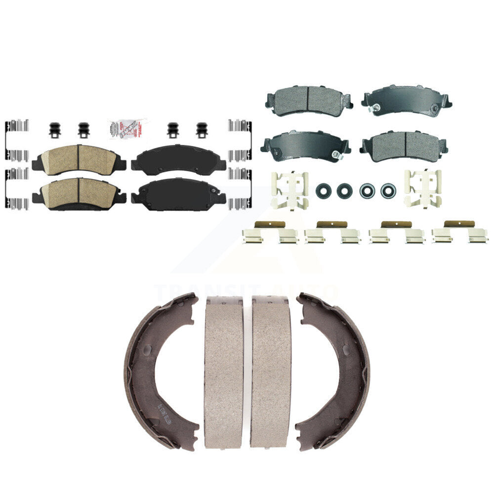 Transit Auto KNN-101302 Disc Brake Pad for 2006 Chevrolet Silverado 1500, GMC Sierra 1500 - Front and Rear