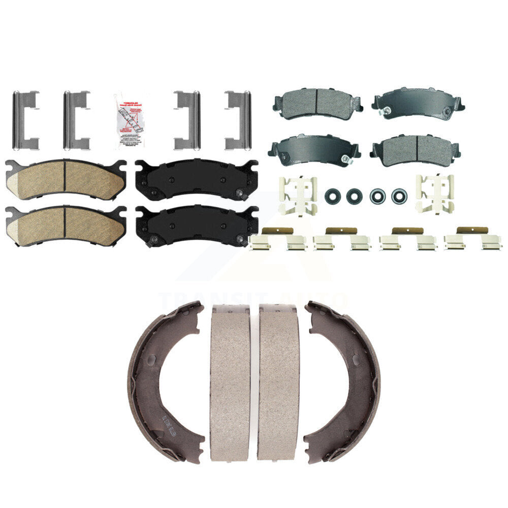 Transit Auto KNN-101304 Disc Brake Pad for 2006 Chevrolet Silverado 1500, GMC Sierra 1500 - Front and Rear