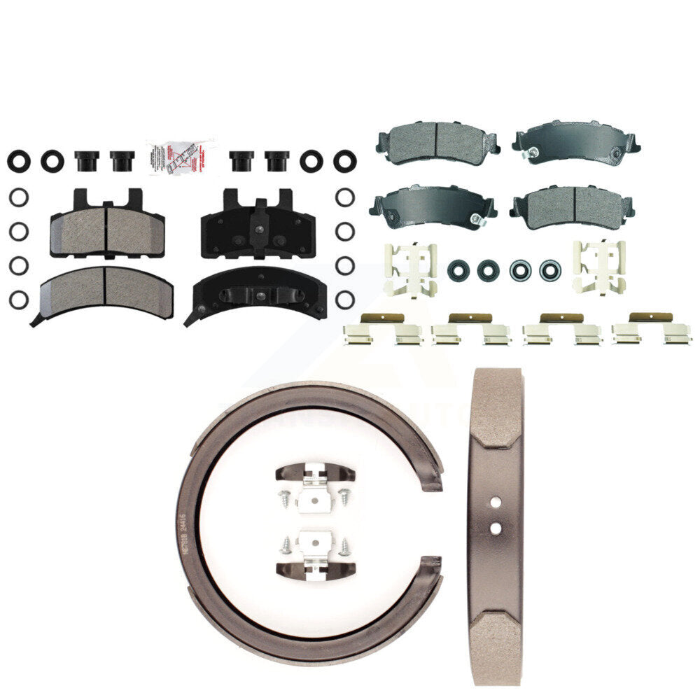 Transit Auto KNN-101307 Disc Brake Pad for 2000 GMC Yukon - Front and Rear