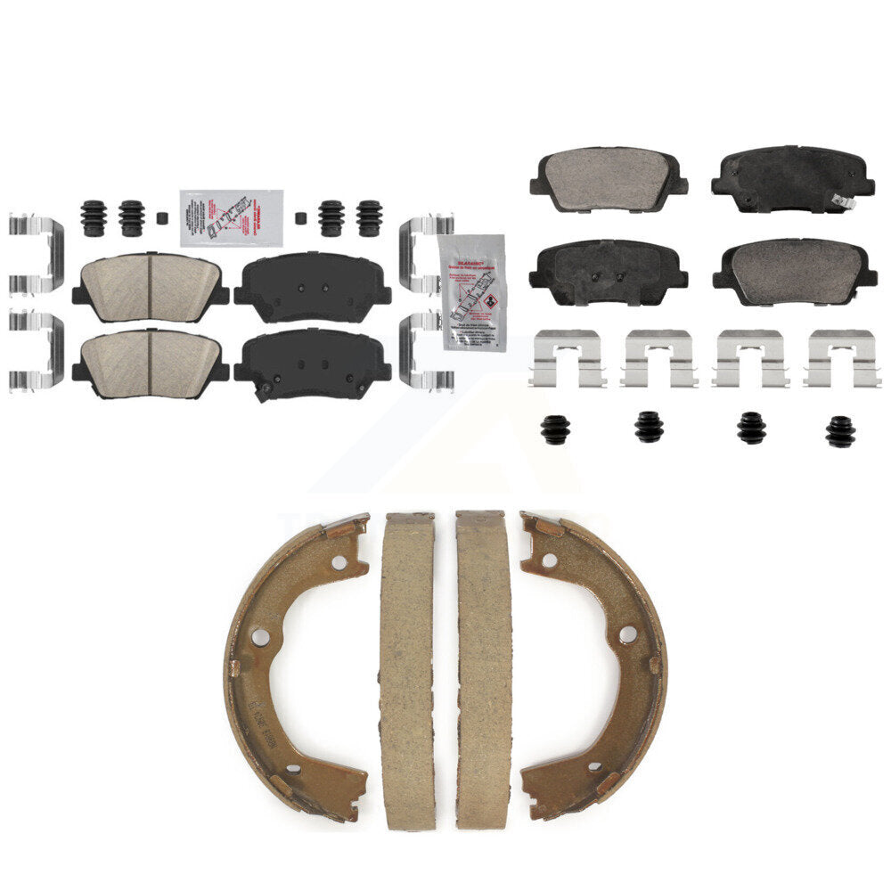 Transit Auto KNN-101308 Disc Brake Pad for 2010-2013 Kia Sorento, Hyundai Santa Fe - Front and Rear