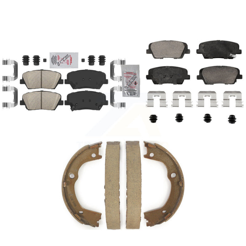 Transit Auto KNN-101308 Disc Brake Pad for 2010-2013 Kia Sorento, Hyundai Santa Fe - Front and Rear
