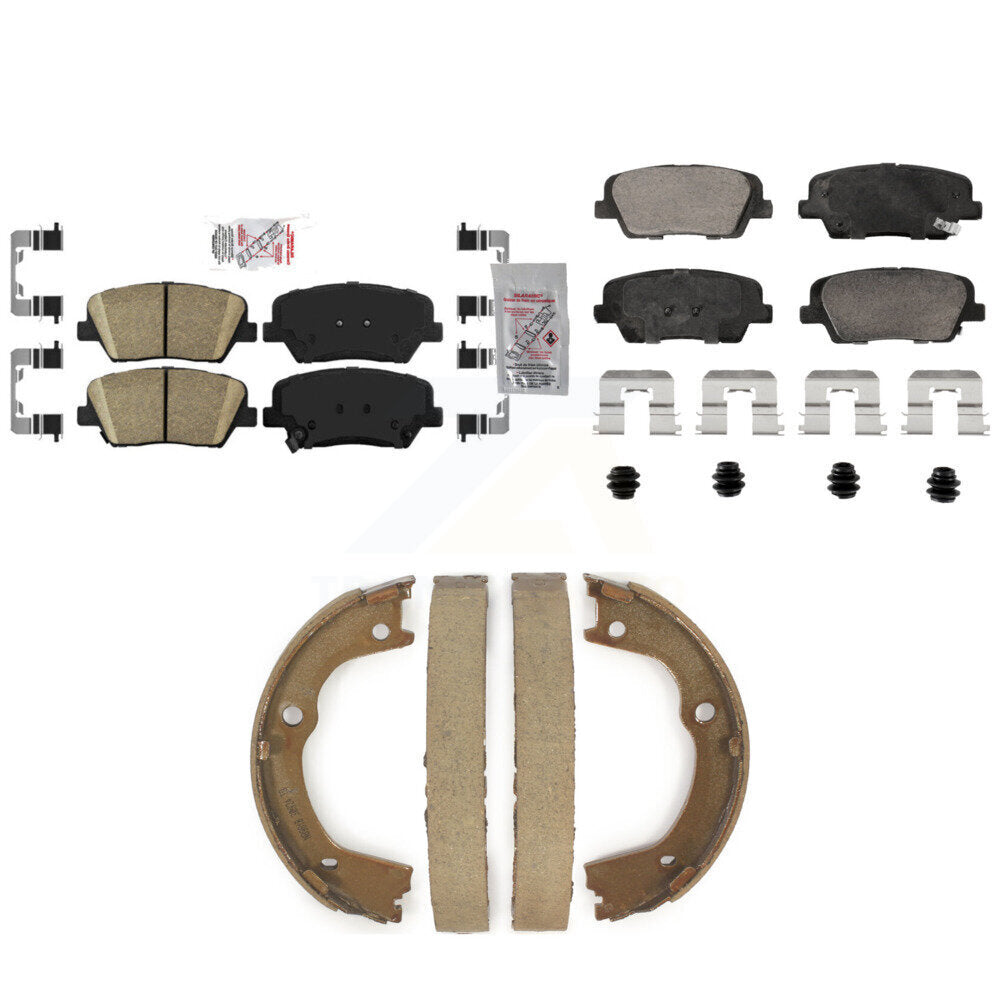 Transit Auto KNN-101309 Disc Brake Pad for 2010-2013 Kia Sorento, Hyundai Santa Fe - Front and Rear