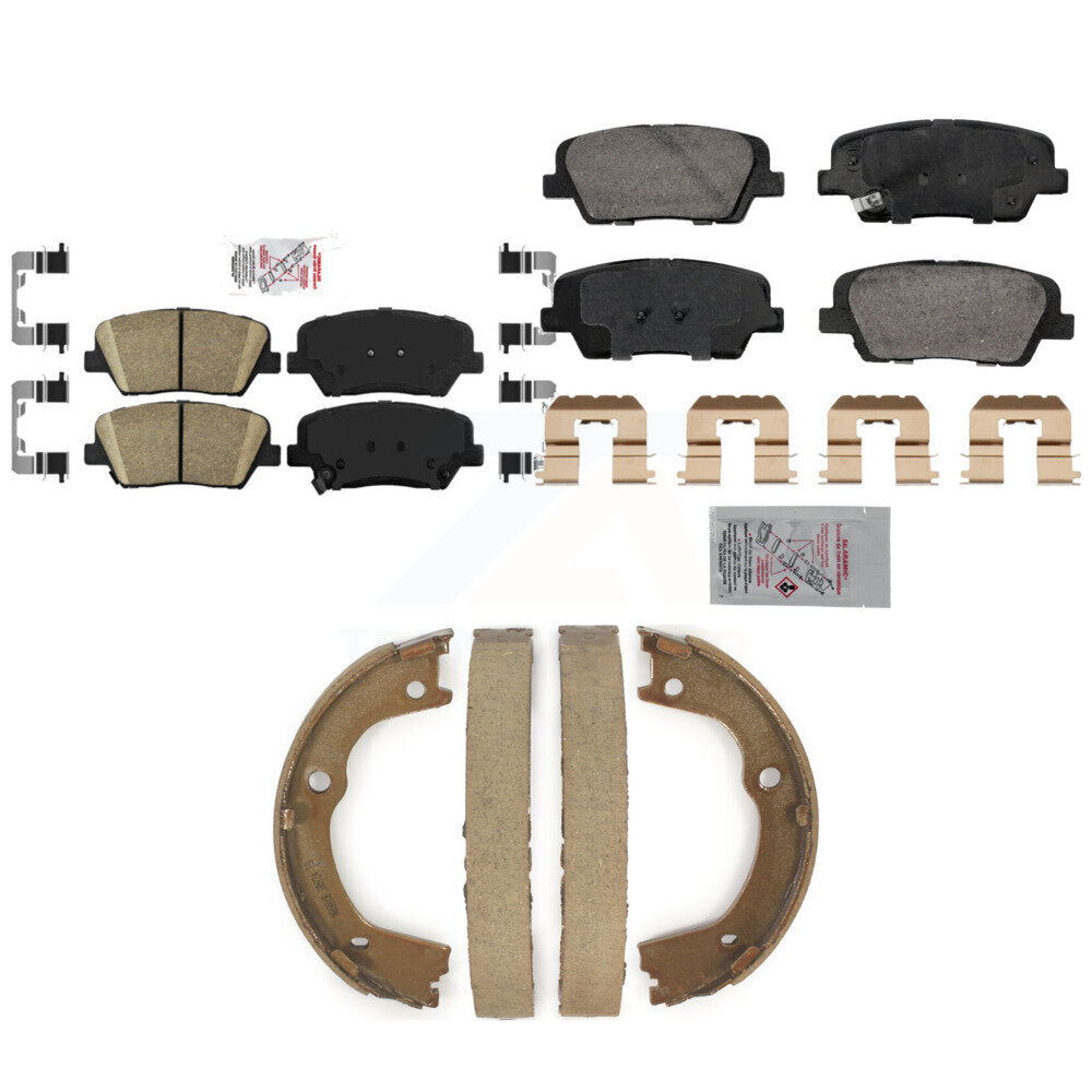 Transit Auto KNN-101311 Disc Brake Pad for 2010-2013 Kia Sorento, Hyundai Santa Fe - Front and Rear