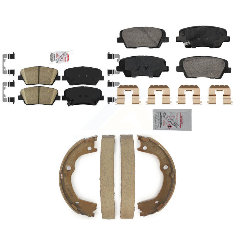 Transit Auto KNN-101311 Disc Brake Pad for 2010-2013 Kia Sorento, Hyundai Santa Fe - Front and Rear