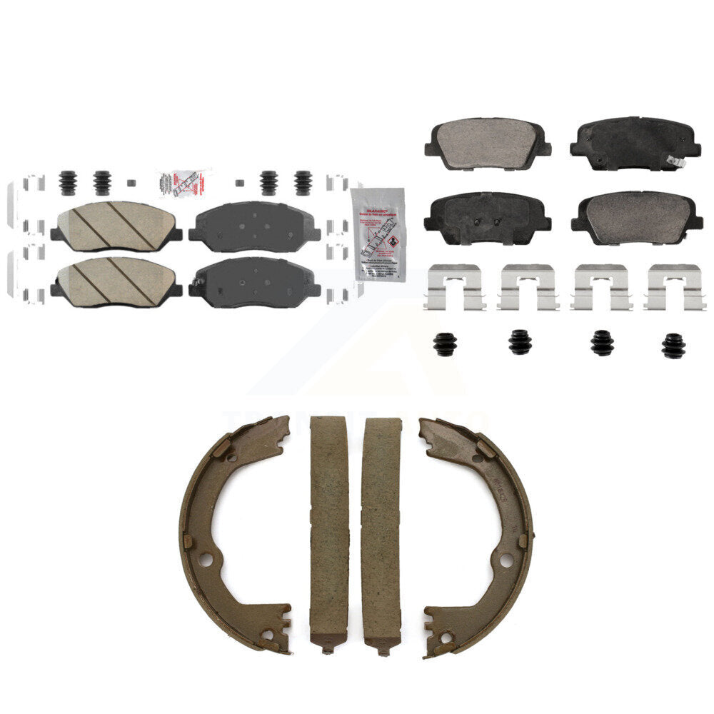 Transit Auto KNN-101313 Disc Brake Pad for 2013-2016 Hyundai Santa Fe XL, Hyundai Santa Fe - Front and Rear