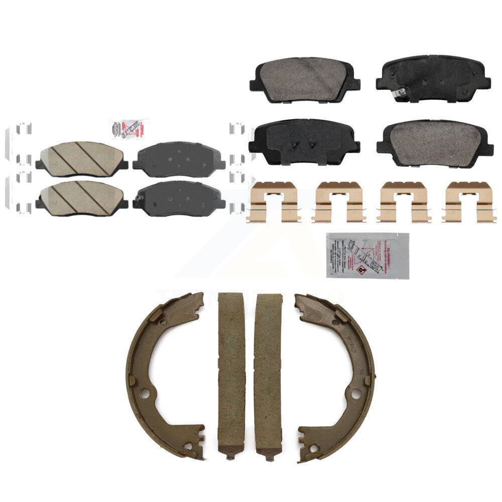 Transit Auto KNN-101314 Disc Brake Pad for 2013-2016 Hyundai Santa Fe XL, Hyundai Santa Fe - Front and Rear
