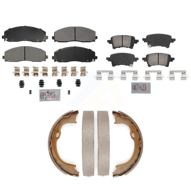 Transit Auto KNN-101317 Disc Brake Pad for 2020-2022 Jeep Wrangler, Jeep Gladiator - Front and Rear