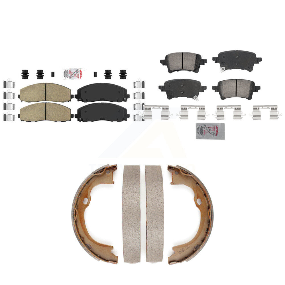 Transit Auto KNN-101318 Disc Brake Pad for 2020-2022 Jeep Wrangler, Jeep Gladiator - Front and Rear