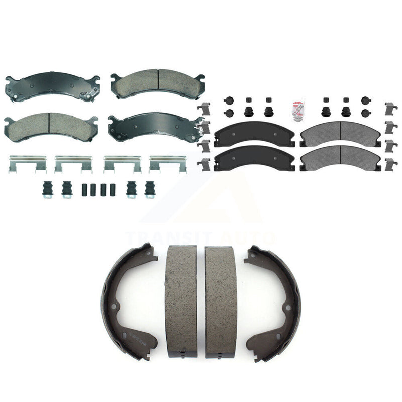 Transit Auto KNN-101321 Disc Brake Pad for 2009-2020 Chevrolet Express 4500, Chevrolet Express 3500 and More - Front and Rear