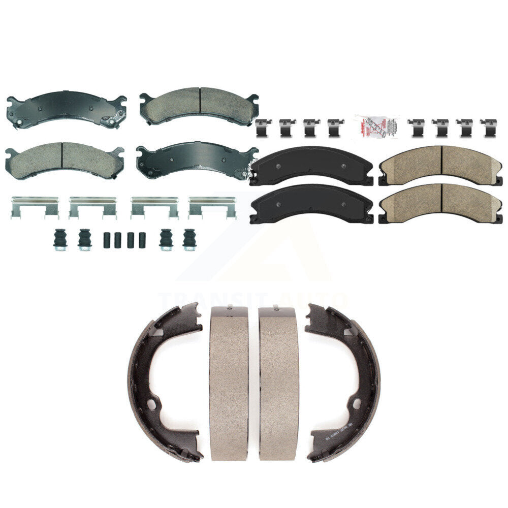 Transit Auto KNN-101324 Disc Brake Pad for 2009-2012 GMC Savana 3500 - Front and Rear