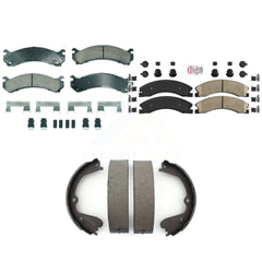 Transit Auto KNN-101325 Disc Brake Pad for 2009-2020 Chevrolet Express 4500, Chevrolet Express 3500 and More - Front and Rear