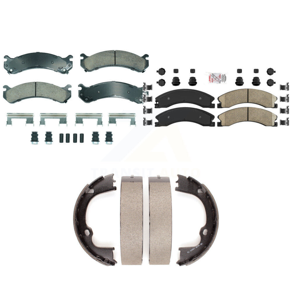 Transit Auto KNN-101326 Disc Brake Pad for 2009-2012 GMC Savana 3500 - Front and Rear