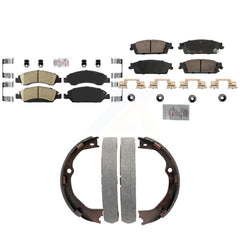 Transit Auto KNN-101333 Disc Brake Pad for 2014-2020 Chevrolet Silverado 1500 LD, GMC Sierra 1500 Limited and More - Front and Rear