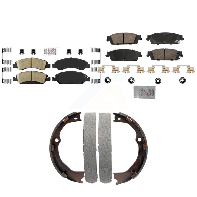 Transit Auto KNN-101333 Disc Brake Pad for 2014-2020 Chevrolet Silverado 1500 LD, GMC Sierra 1500 Limited and More - Front and Rear