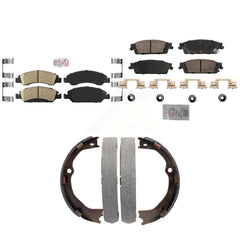 Transit Auto KNN-101334 Disc Brake Pad for 2014-2020 Chevrolet Silverado 1500 LD, GMC Sierra 1500 Limited and More - Front and Rear