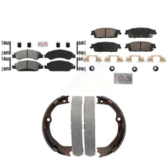 Transit Auto KNN-101335 Disc Brake Pad for 2014-2020 Chevrolet Silverado 1500 LD, GMC Sierra 1500 Limited and More - Front and Rear