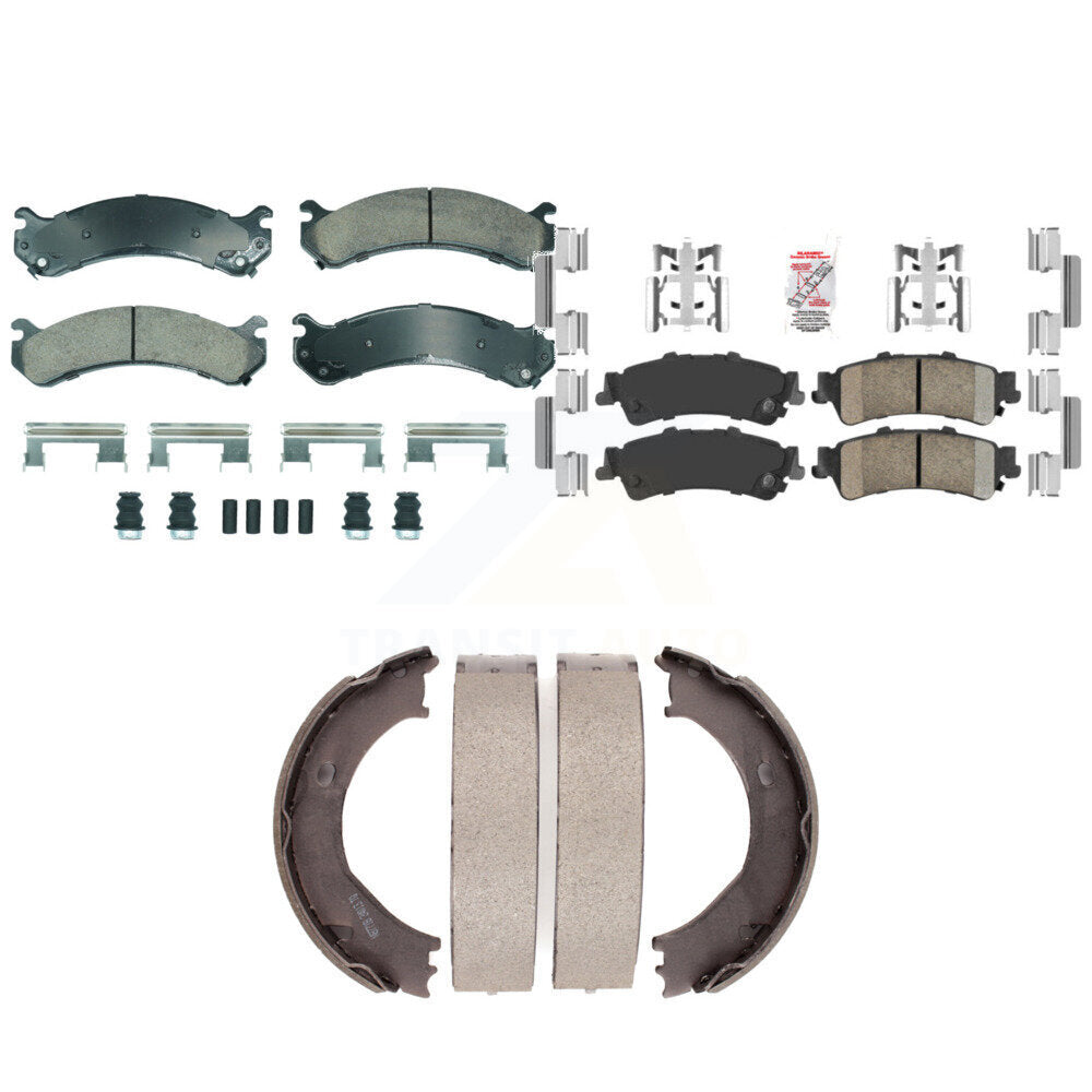 Transit Auto KNN-101336 Disc Brake Pad for 2001 GMC Sierra 3500 - Front and Rear