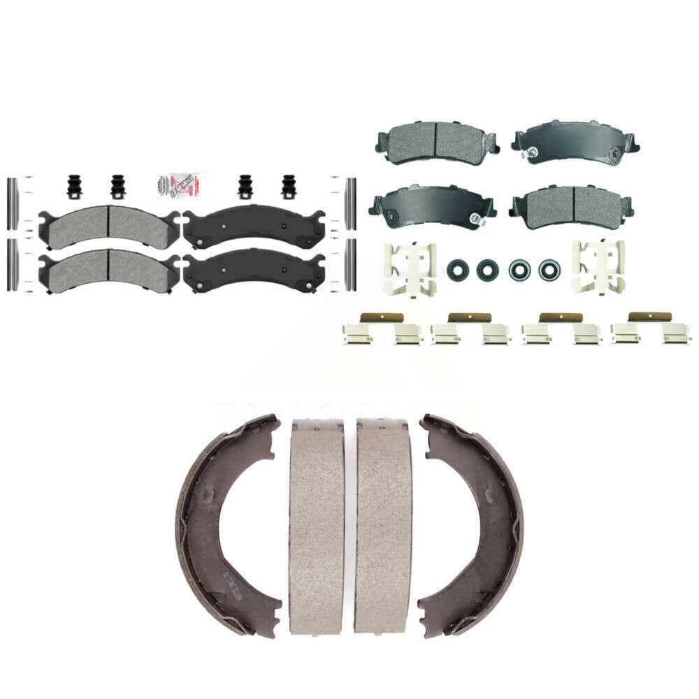 Transit Auto KNN-101338 Disc Brake Pad for 2001 GMC Sierra 3500 - Front and Rear