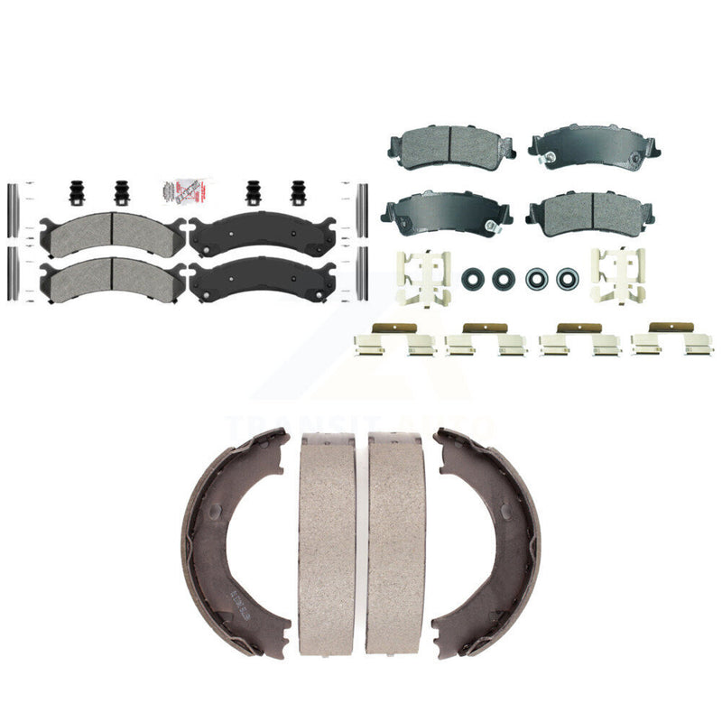 Transit Auto KNN-101338 Disc Brake Pad for 2001 GMC Sierra 3500 - Front and Rear