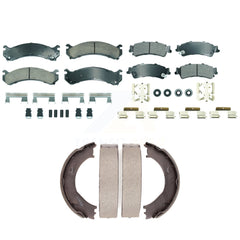 Transit Auto KNN-101339 Disc Brake Pad for 2001 GMC Sierra 3500 - Front and Rear