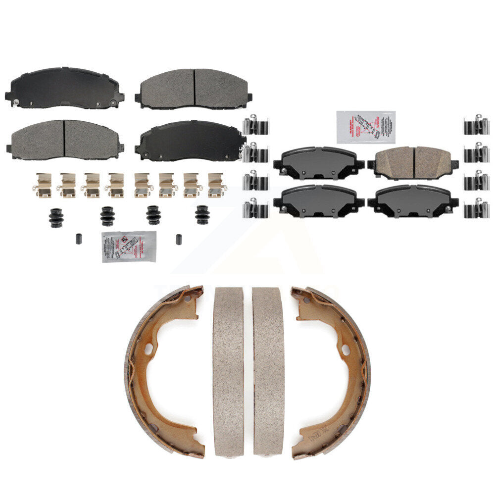 Transit Auto KNN-101342 Disc Brake Pad for 2022 Jeep Wrangler - Front and Rear