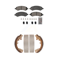 Transit Auto KNN-101343 Disc Brake Pad for 2005-2011 Ram Dakota, Mitsubishi Raider, Dodge Dakota - Front and Rear