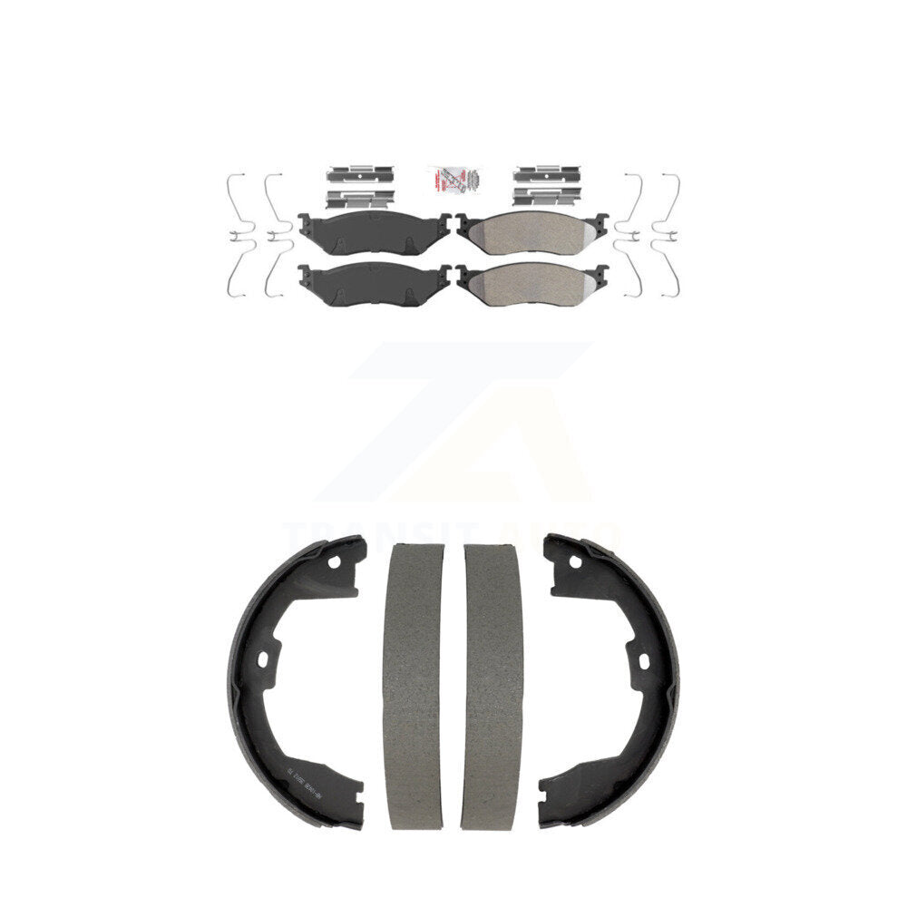 Transit Auto KNN-101348 Disc Brake Pad for 2013-2016 Ford F-450 Super Duty - Front and Rear
