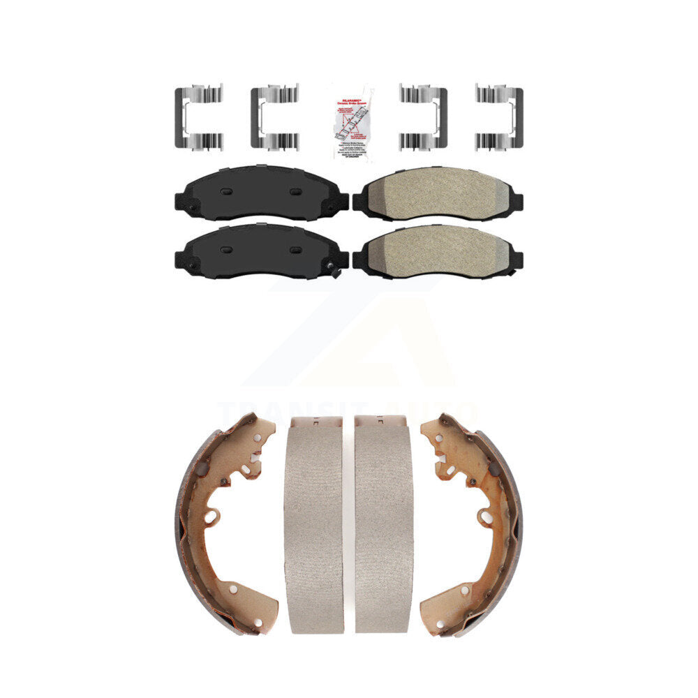 Transit Auto KNN-101349 Disc Brake Pad for 2004 Dodge Dakota - Front and Rear