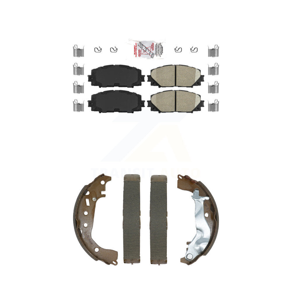 Transit Auto KNN-101351 Disc Brake Pad for 2014-2018 Toyota Yaris - Front and Rear